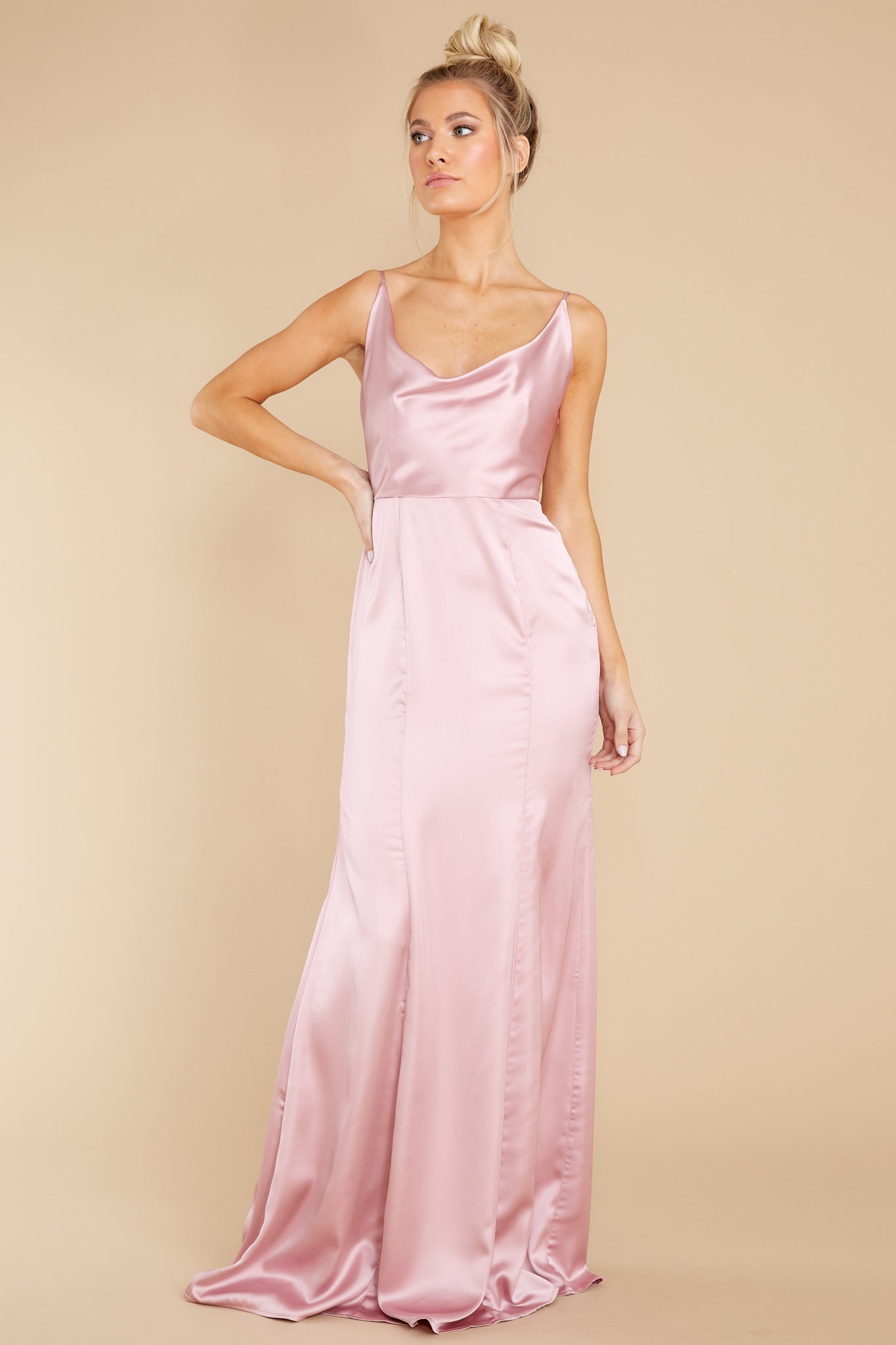 Inner Radiance Dusty Rose Maxi Dress