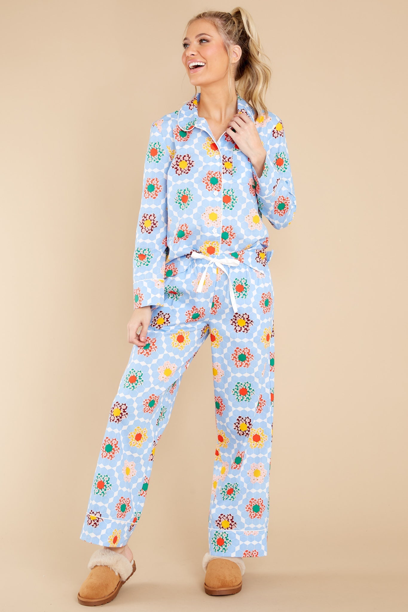 Leisure Patchwork Pants