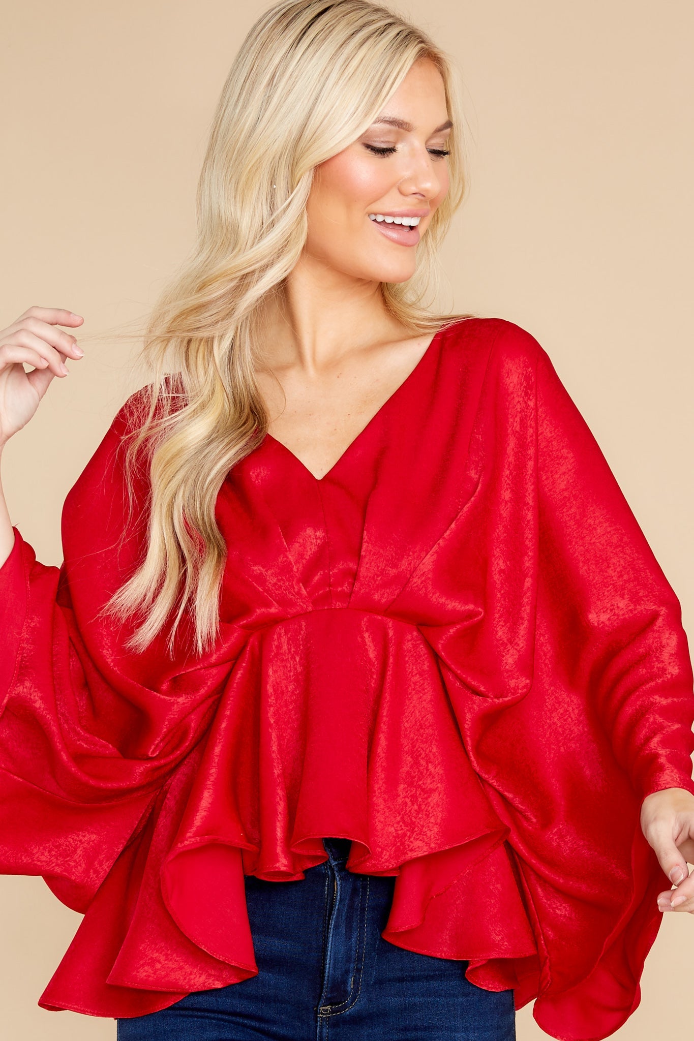 All Of The Time Red Top