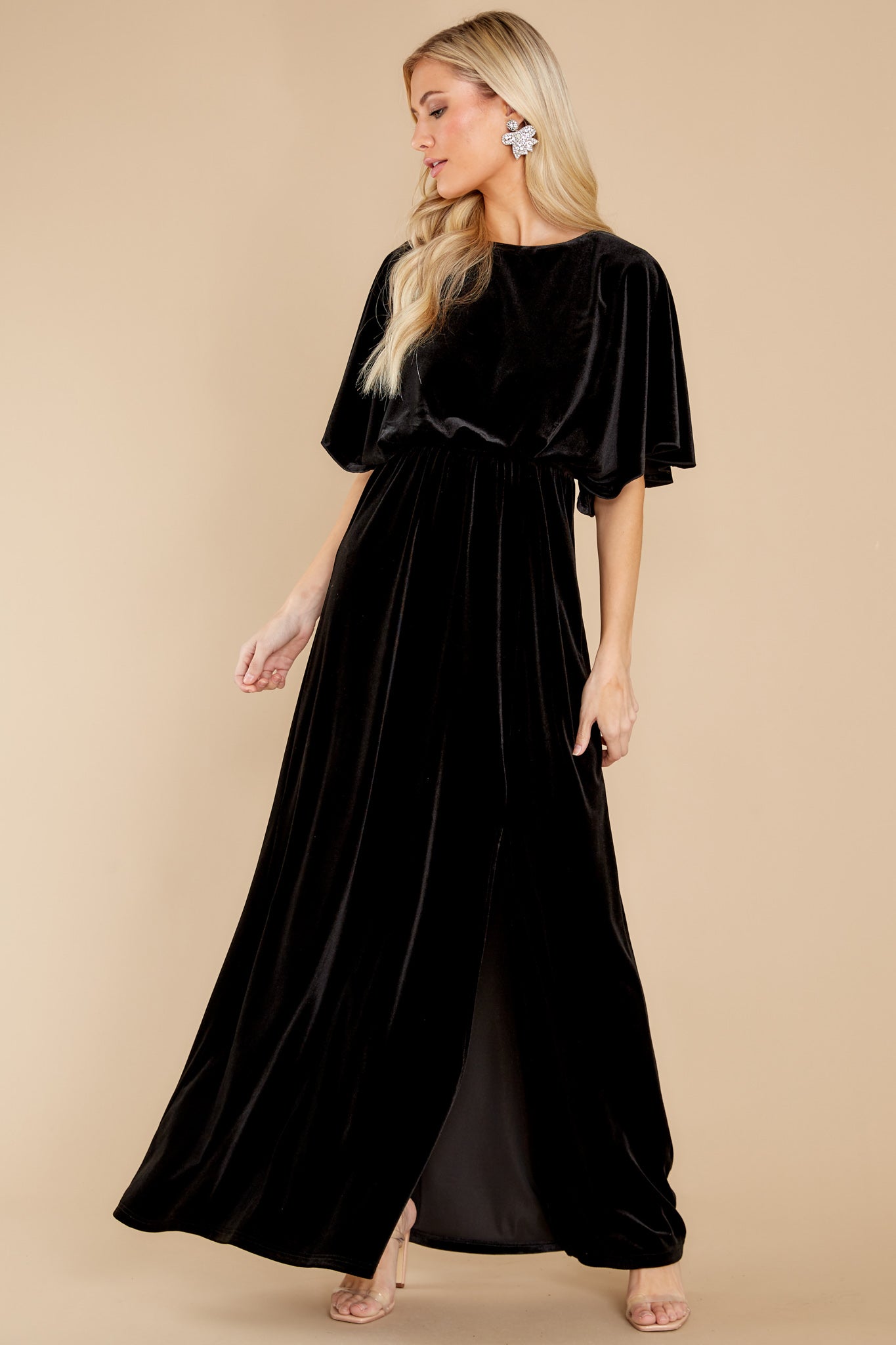 Ready For Tonight Black Maxi Dress