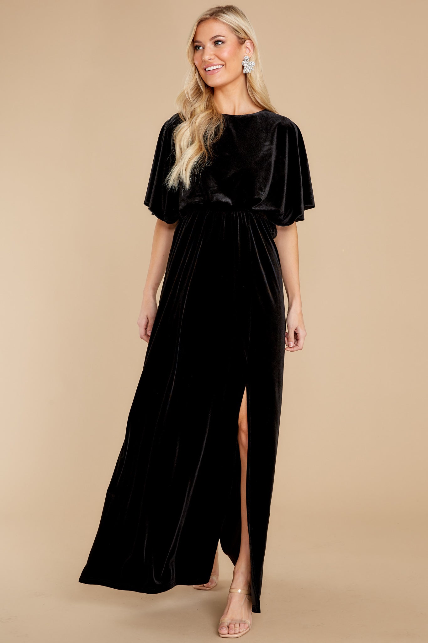 Ready For Tonight Black Maxi Dress