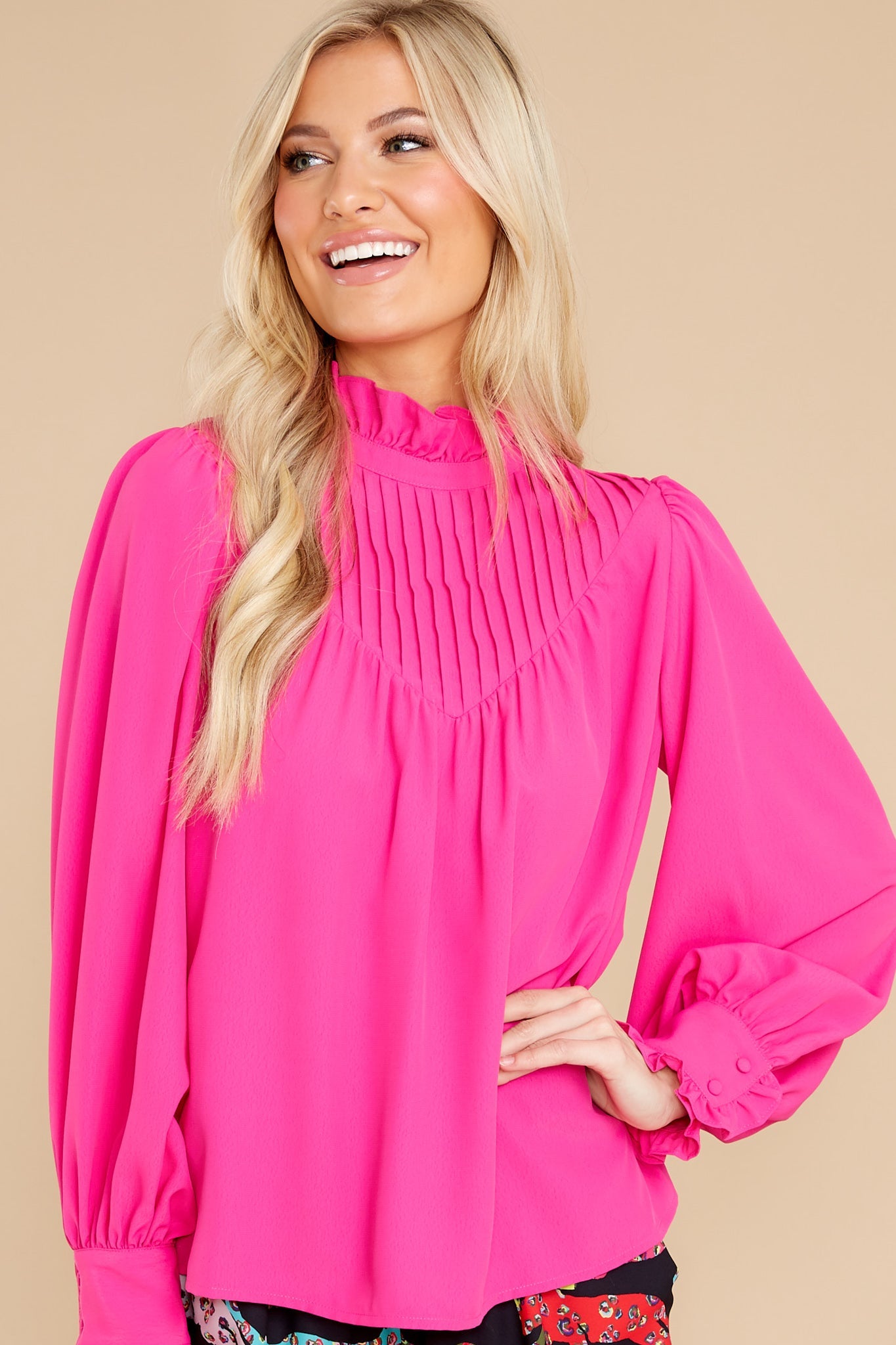 Bea Mollie Pink Blouse