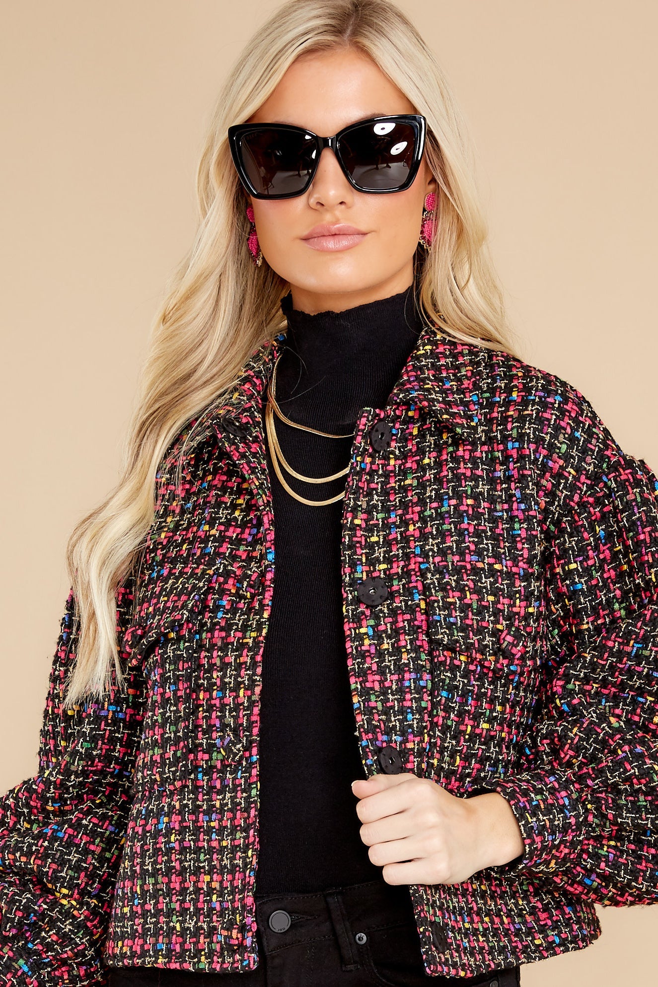 Gemma Rainbow Tweed Jacket