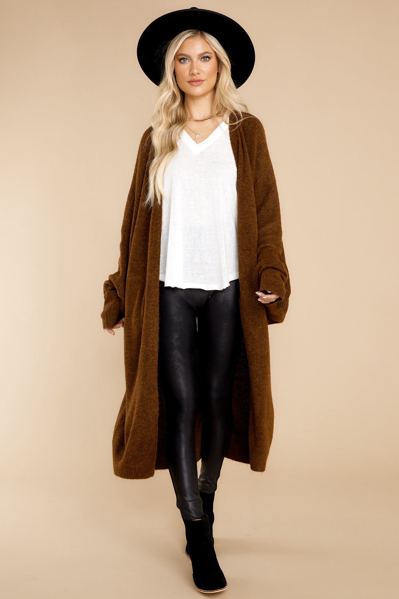 Miracles Of Cozy Chocolate Cardigan