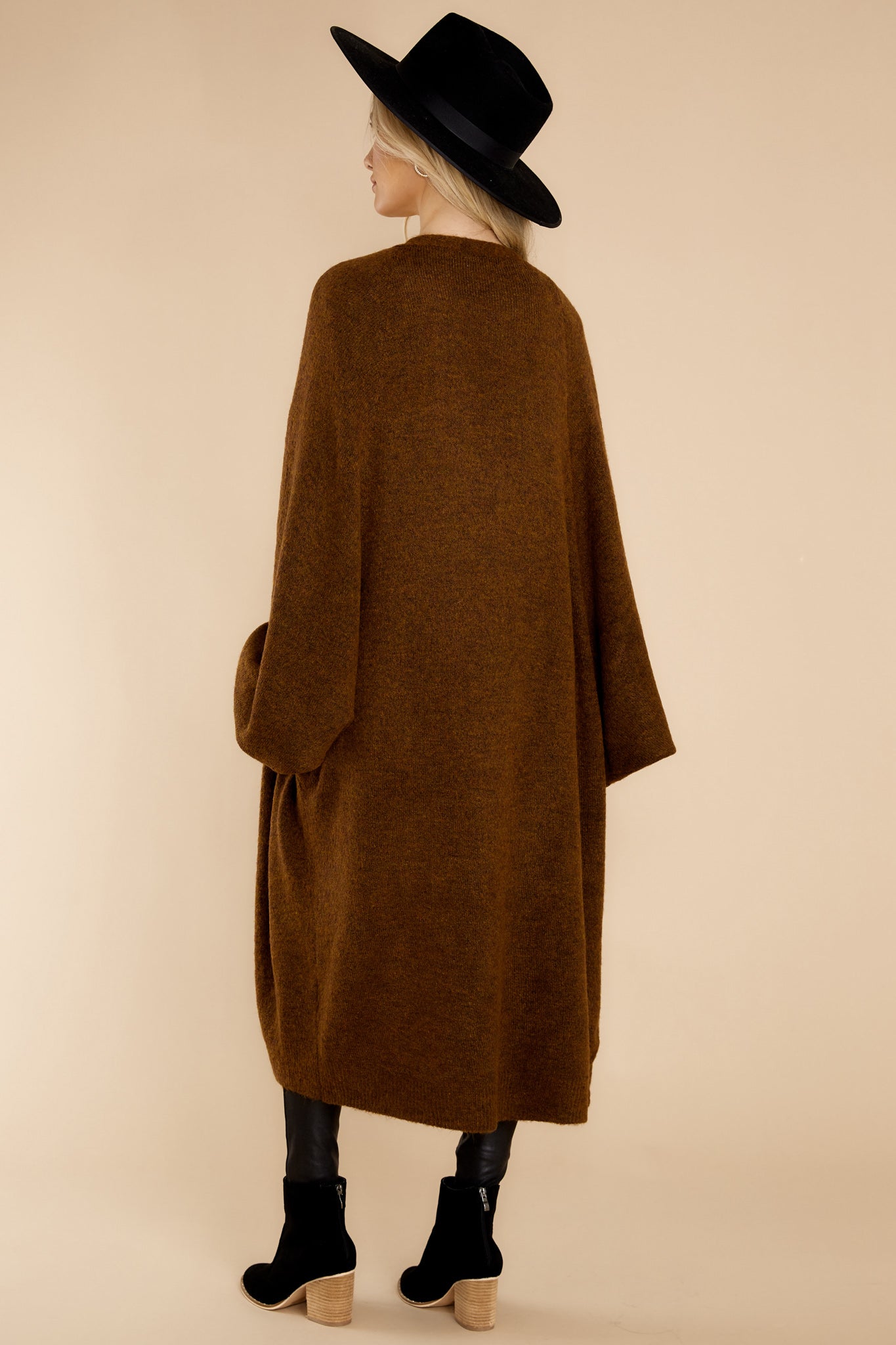 Miracles Of Cozy Chocolate Cardigan