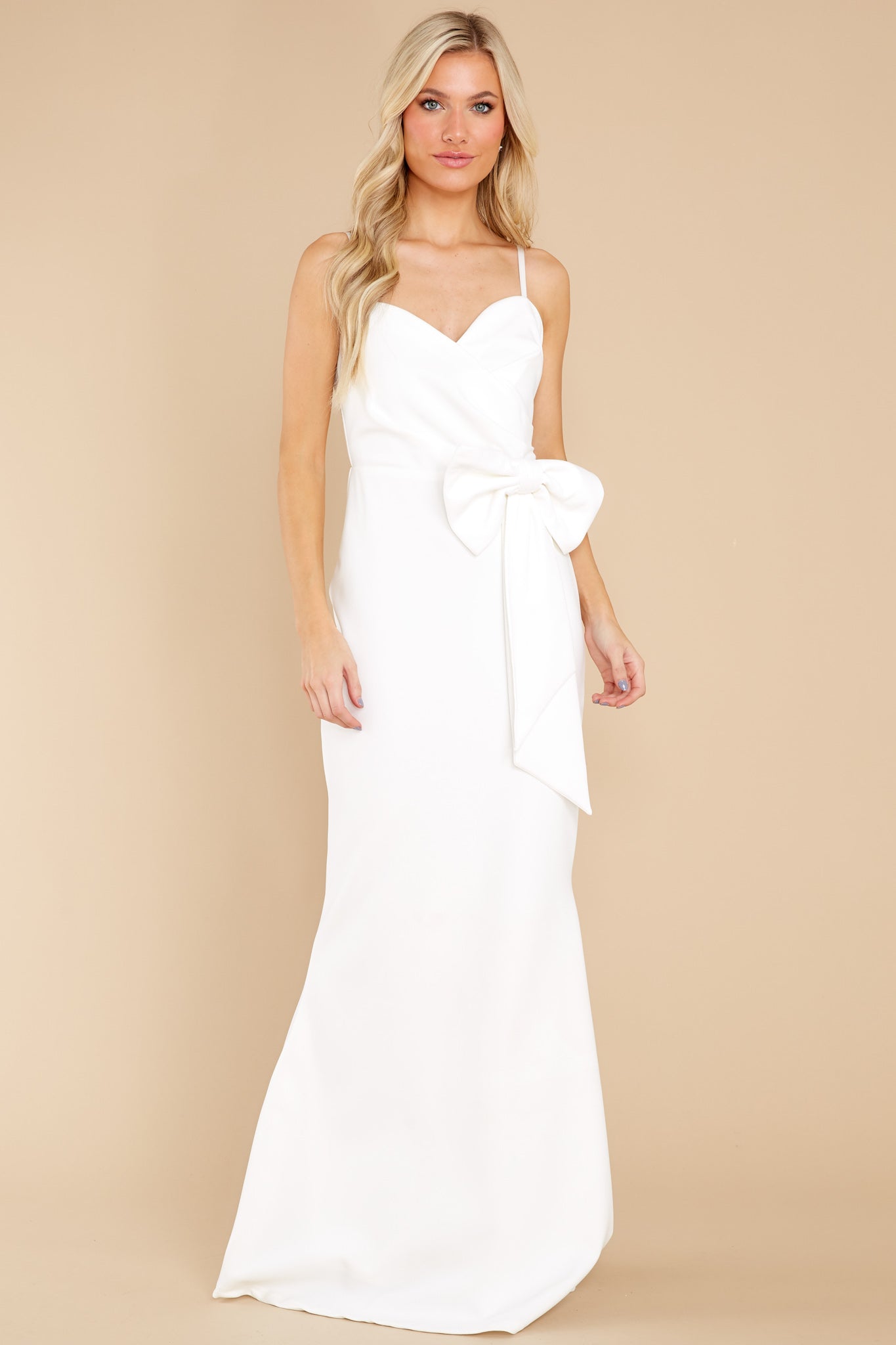 The Perfect Choice White Maxi Dress