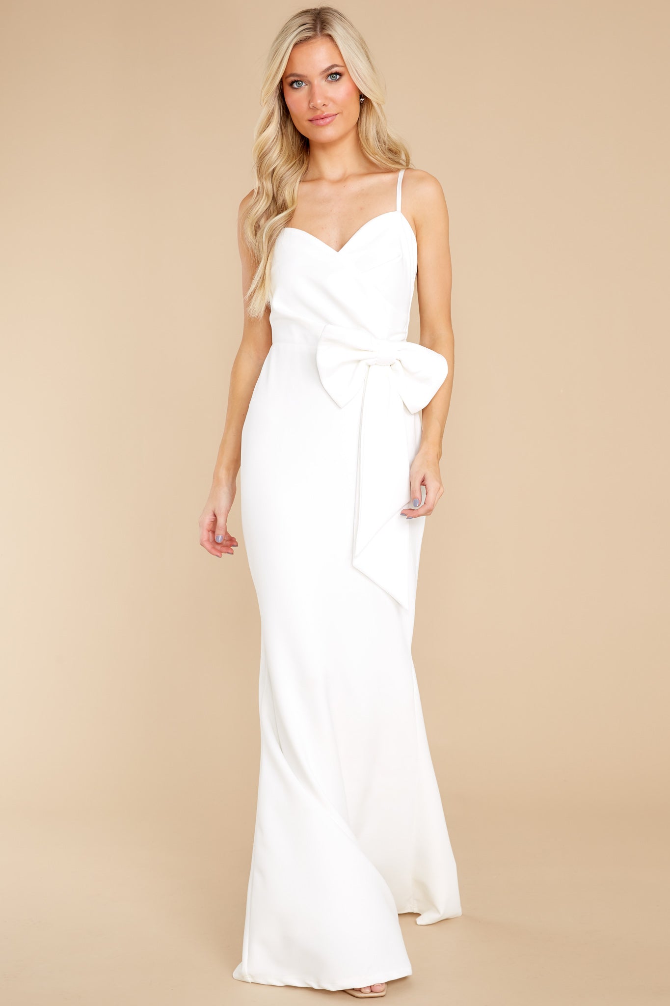 The Perfect Choice White Maxi Dress