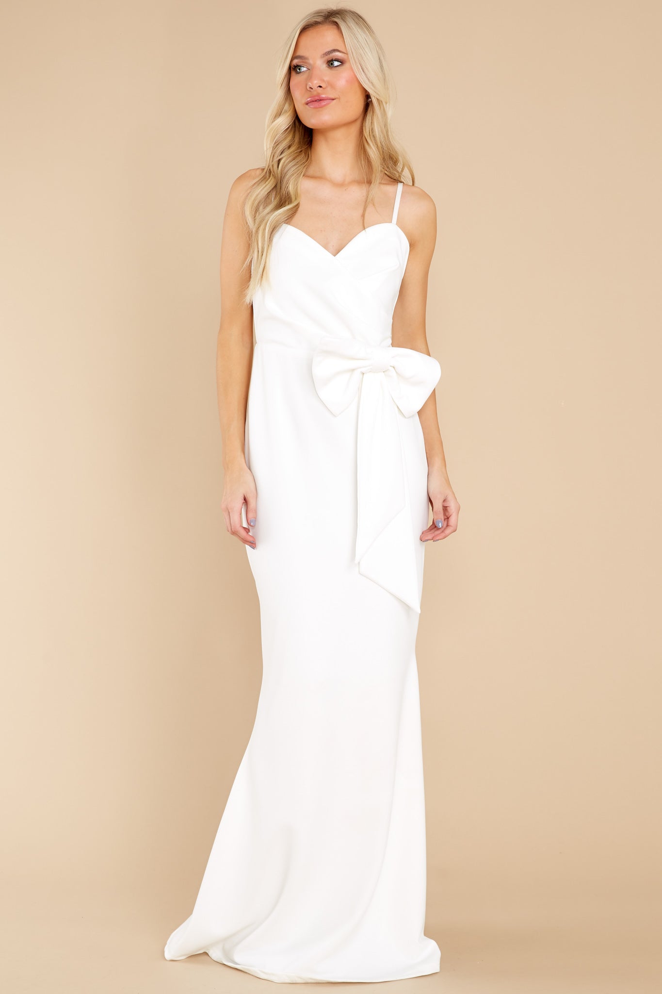 The Perfect Choice White Maxi Dress