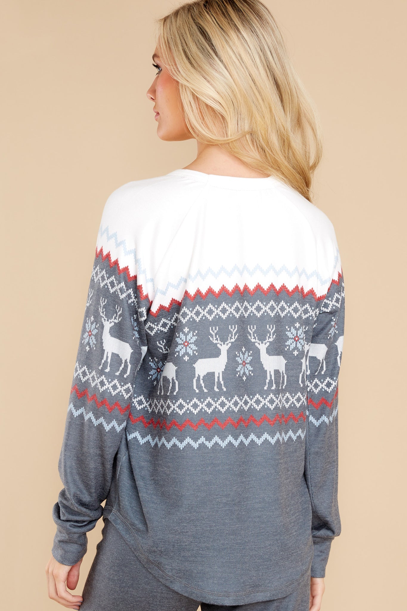 Magical Stories Charcoal Multi Print Top