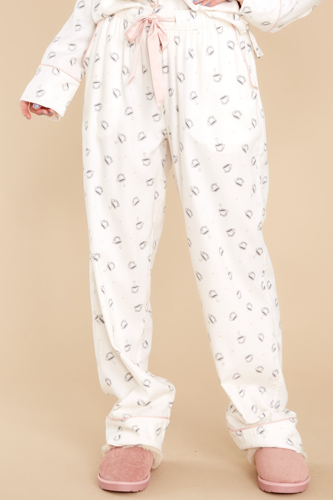 Sleep All Day Vanilla Ice Coffee PJ Set