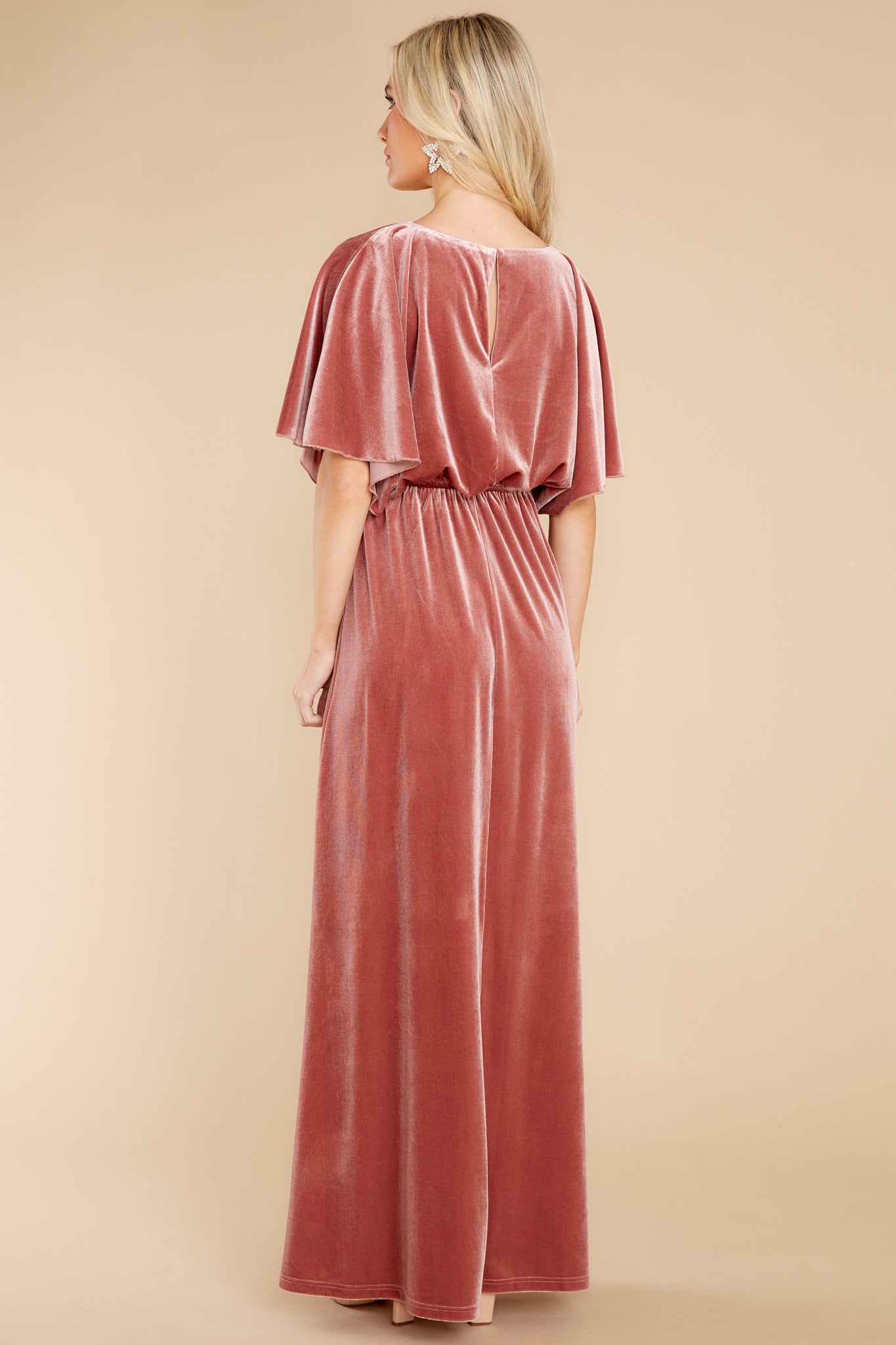 Ready For Tonight Mauve Maxi Dress