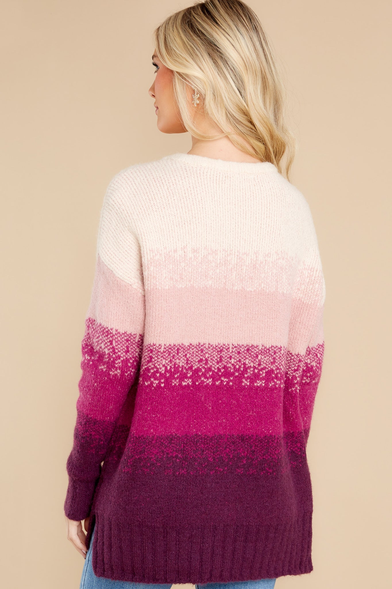 Endless Horizons Plum Multi Sweater