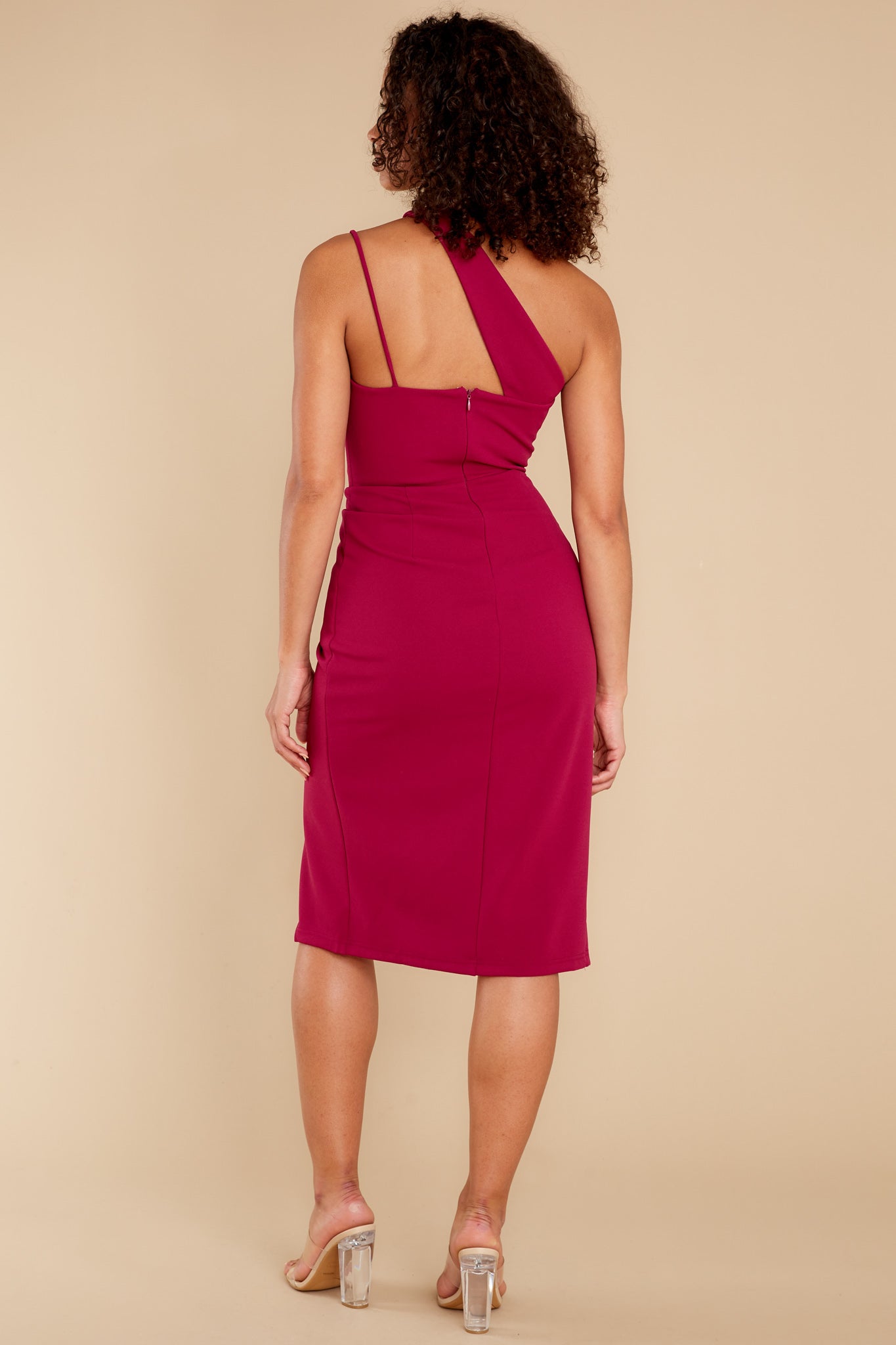 Forget About It Magenta Dress