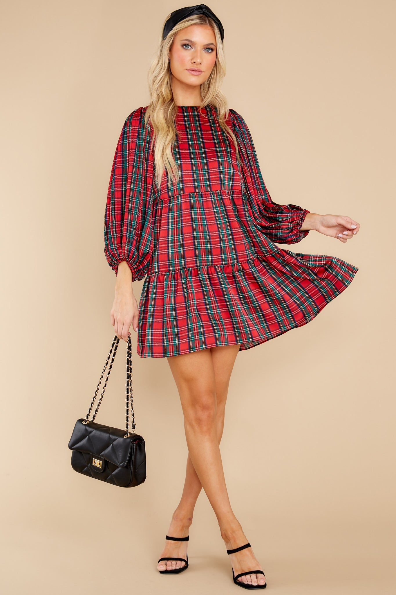 Allan Tartan Plaid Dress