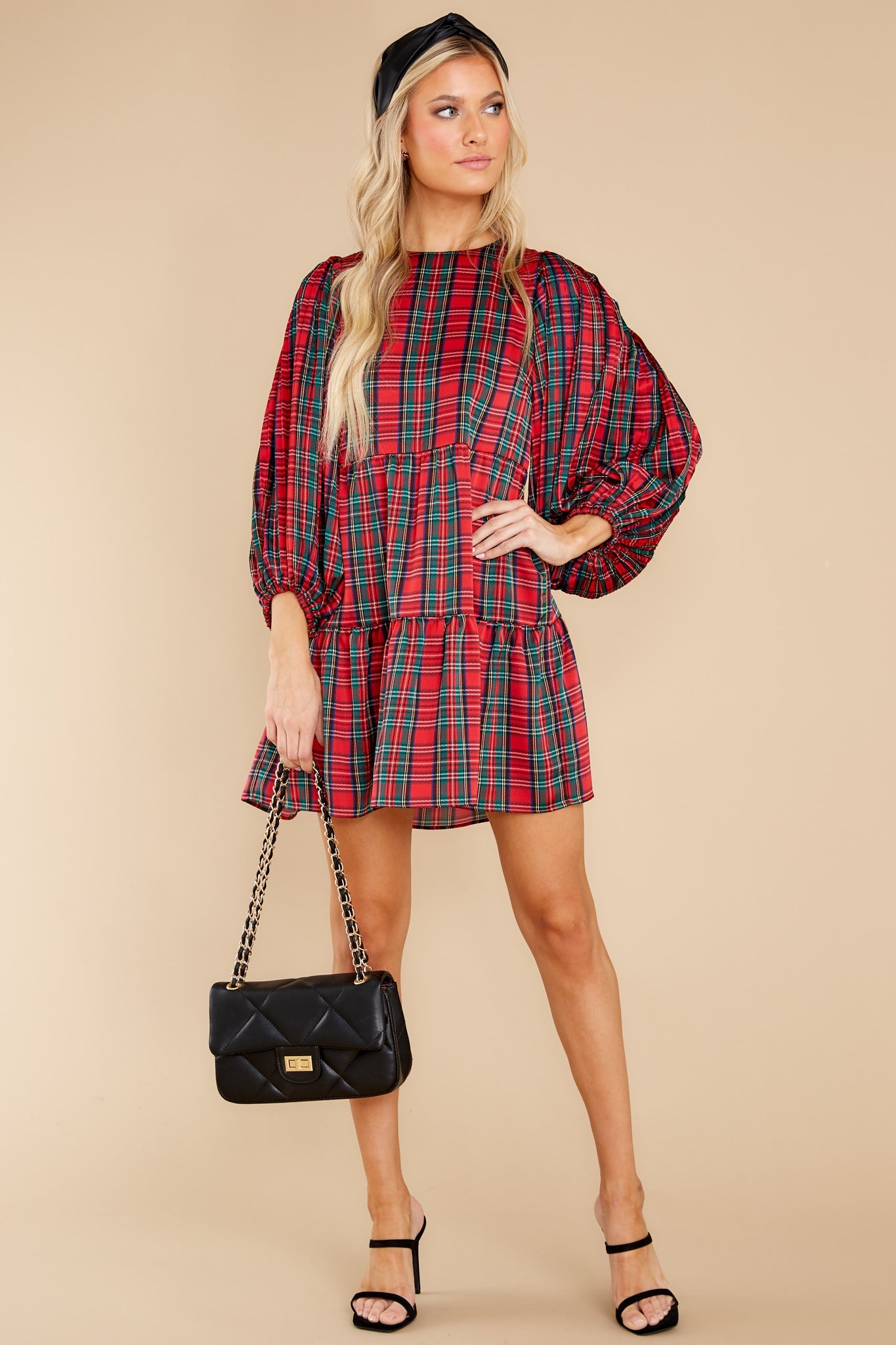 Allan Tartan Plaid Dress