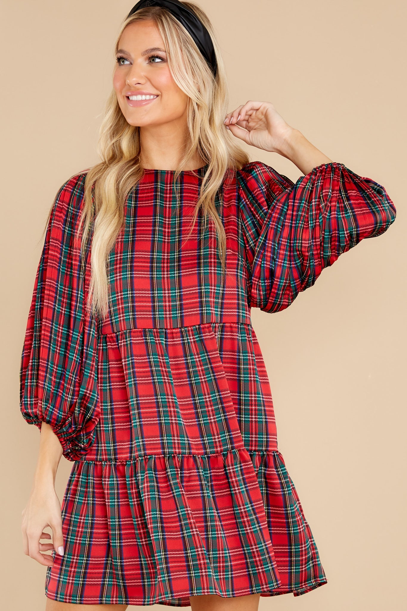 Allan Tartan Plaid Dress