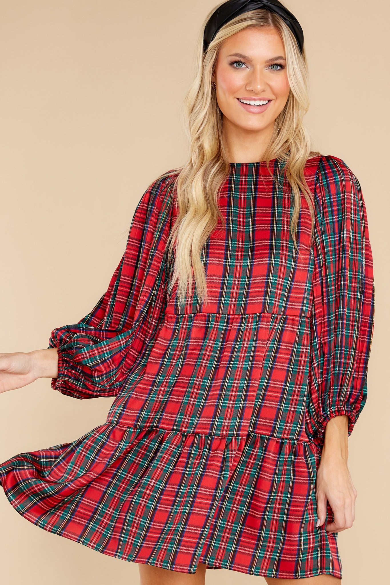 Allan Tartan Plaid Dress