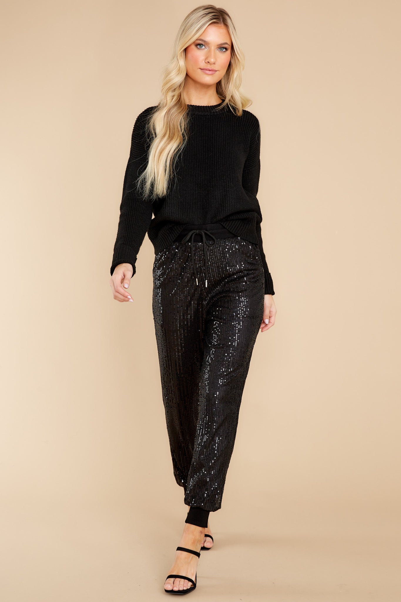 No Ordinary Day Black Sweater