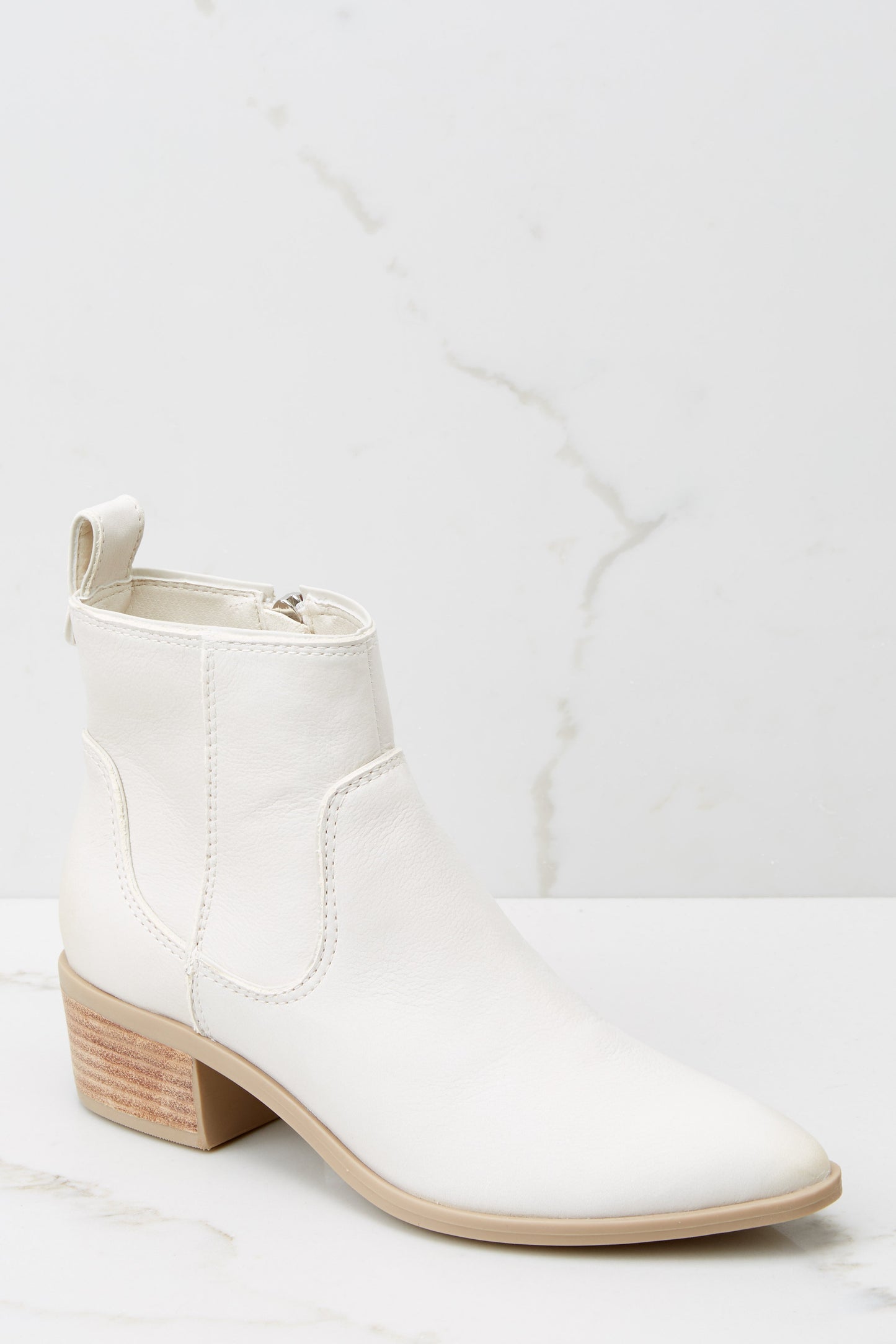 Able Ivory Nubuck Booties