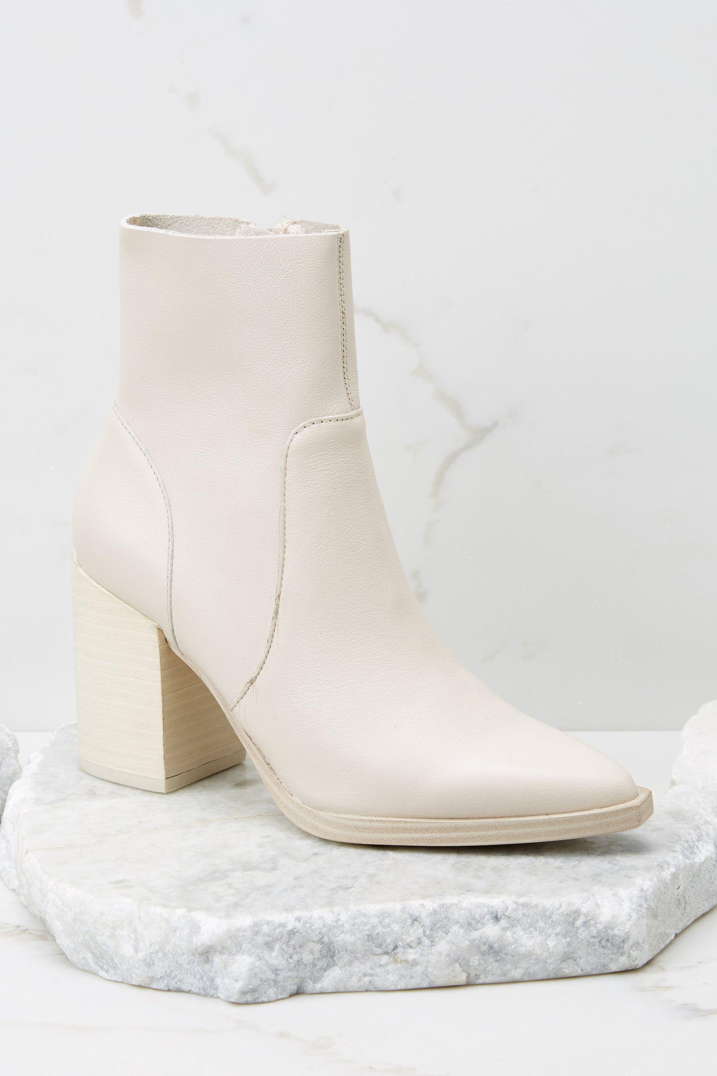 Calabria Bone Pointed Toe Bootie