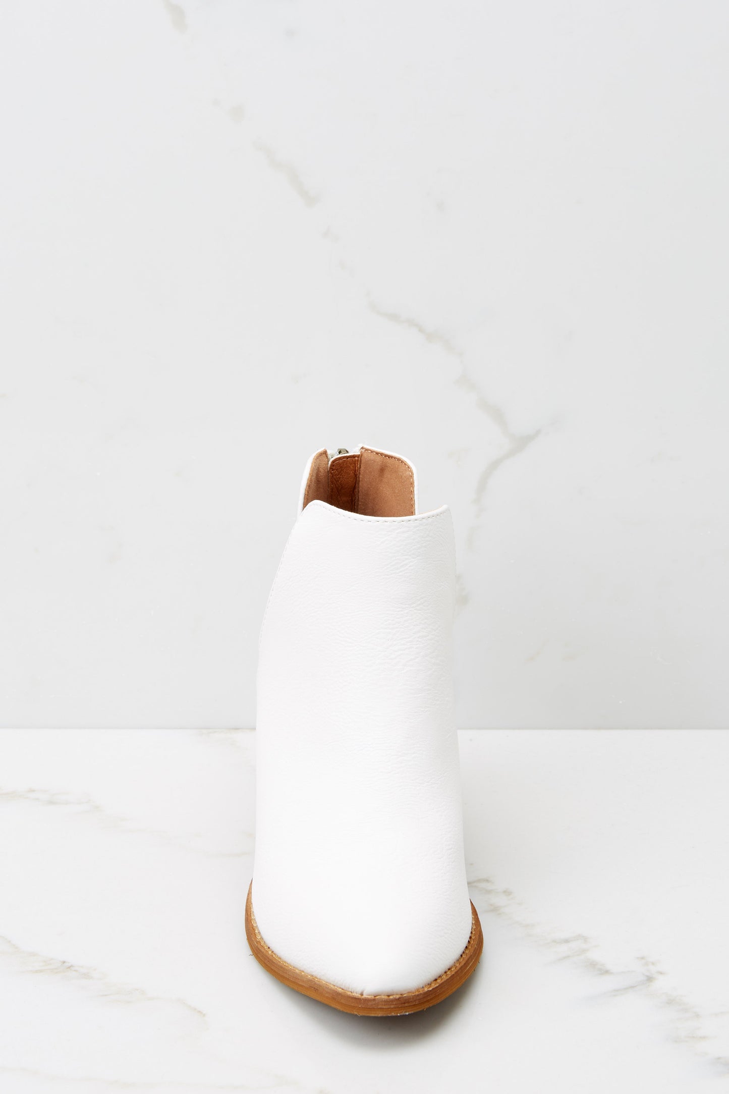 Forward Forever White Booties