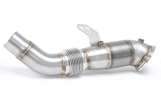 AMS Performance 2020+ Toyota Supra A90 Downpipe with Ultra High-Flow GESI Cat (amsAMS.38.05.0001-2)