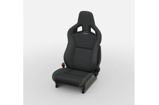 RECARO Black Leather Cross Sportster CS w/Heat Passenger Seat (rec410.10.2785)