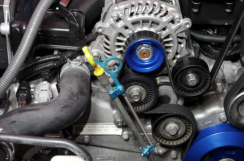 Cusco Billet Aluminum Blue Anodized Oil Level Dip Stick Stopper for 13+ Subaru BRZ ZC6/ZC8 | 13-16 Scion FR-S | 17+ Toyota 86/GR86 (cus965 730 E)