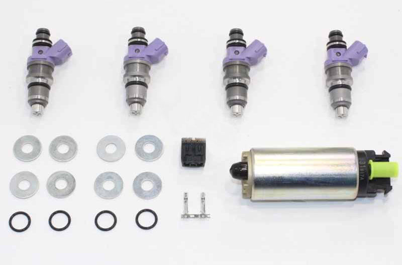 HKS 2003-2006 Mitsubishi Evo VIII/IX Complete Fuel Upgrade Kit 4 x 800cc injectors / upgraded fuel pump / Extension (hks14007-AM007)