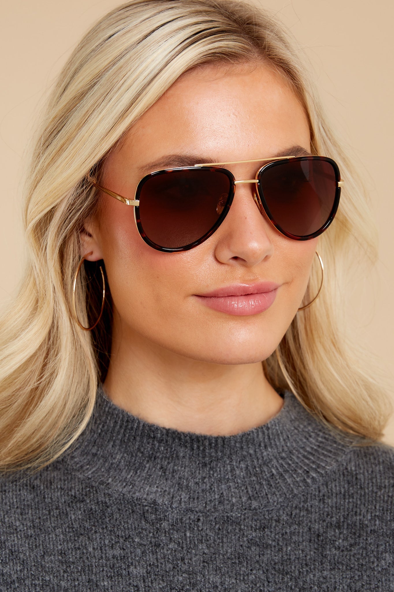 Jourdan Havana Brown Fade Sunglasses