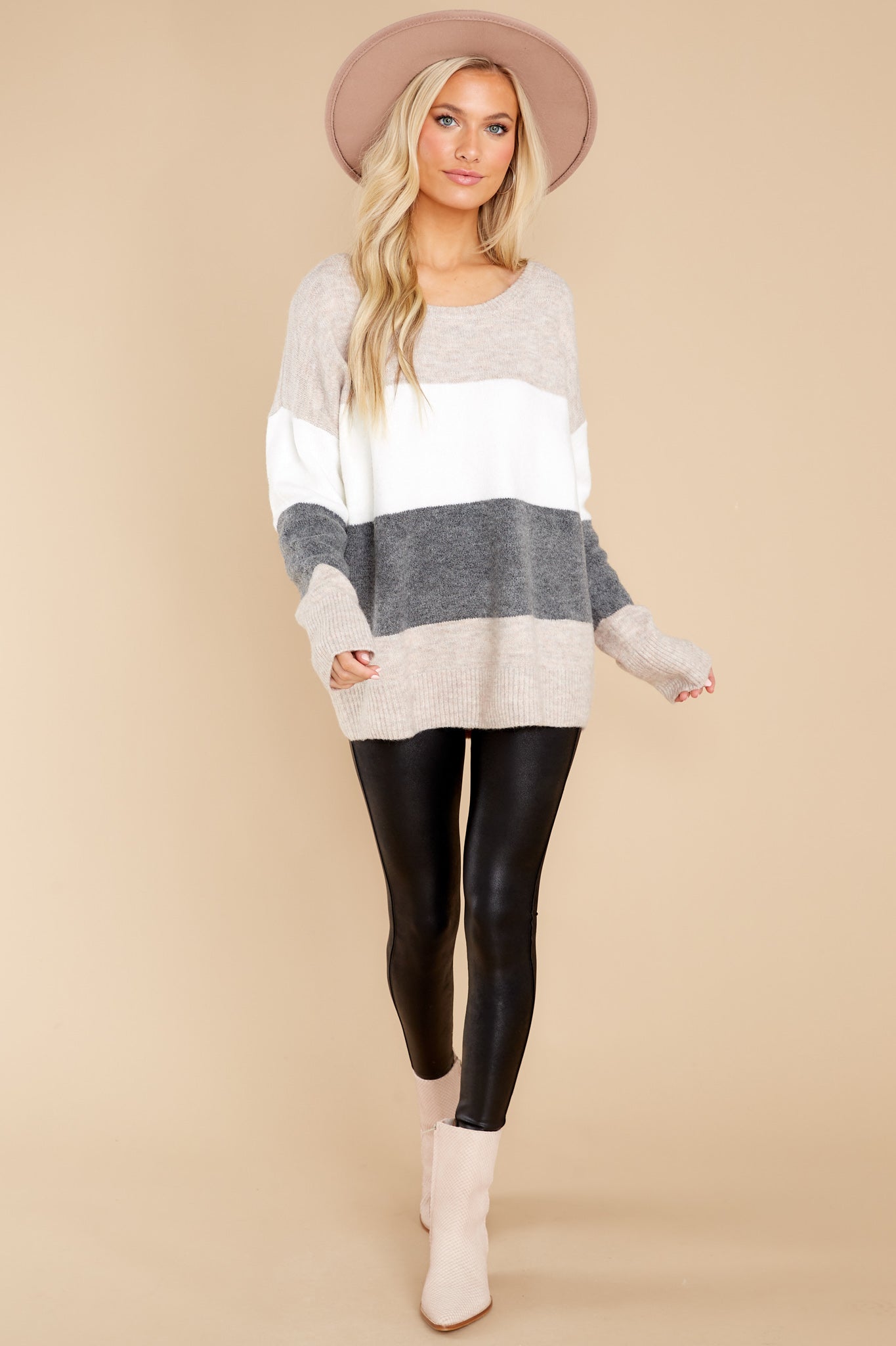 Everyday Moments Mocha Multi Sweater