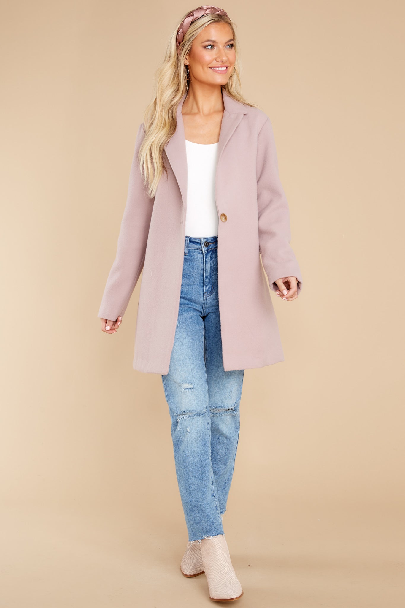New York Nights Mauve Coat