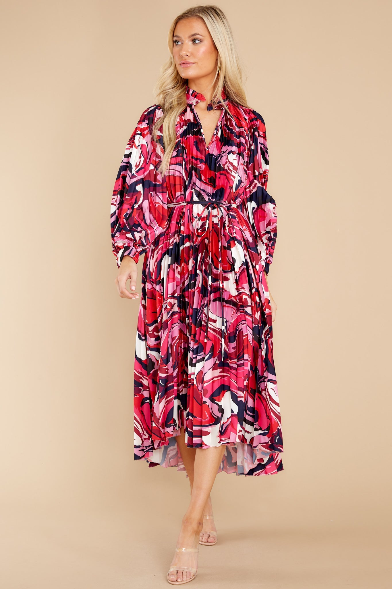Leah Aspen Print Dress