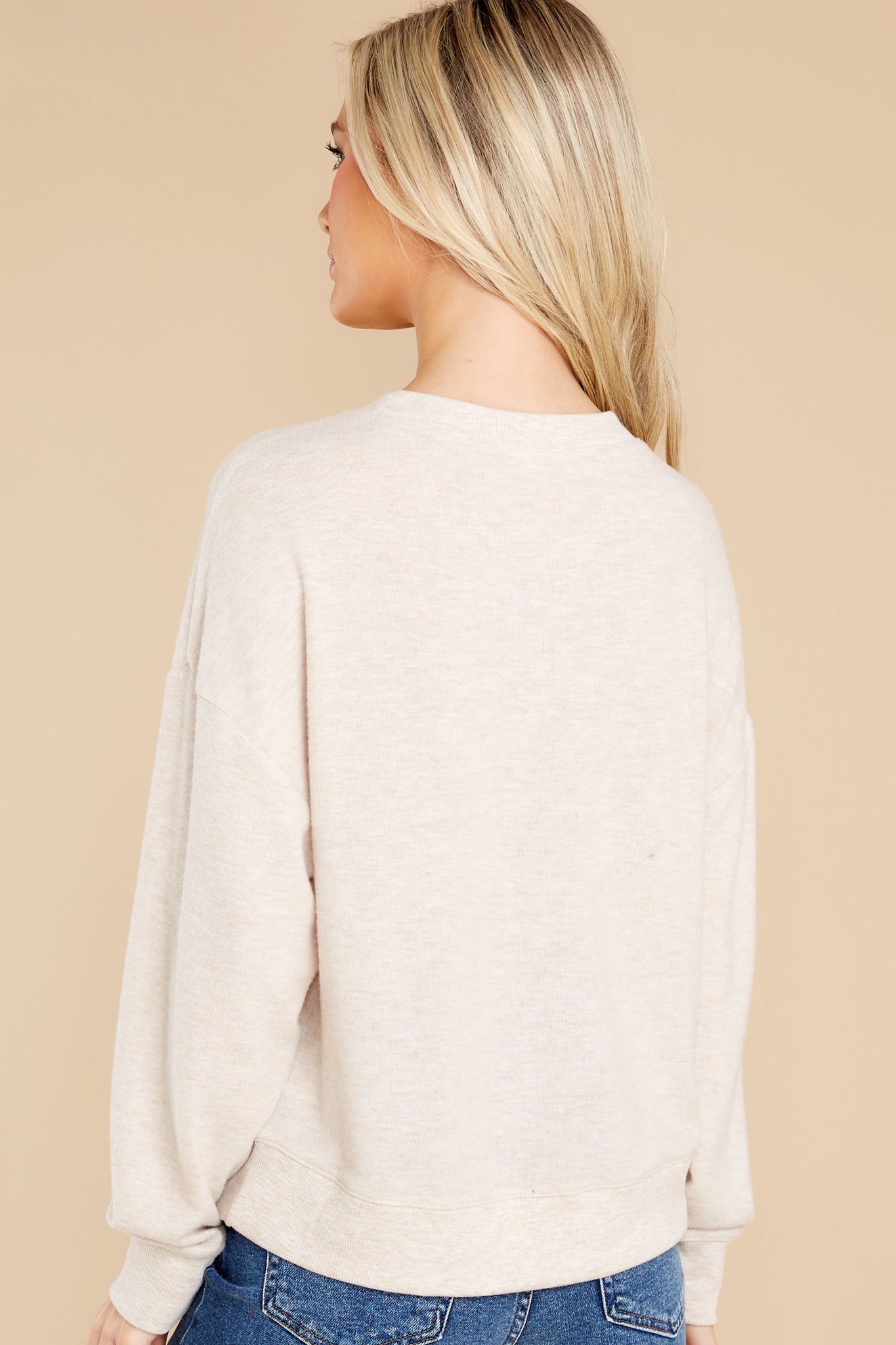 Elle Indoorsy Oatmeal Sweatshirt