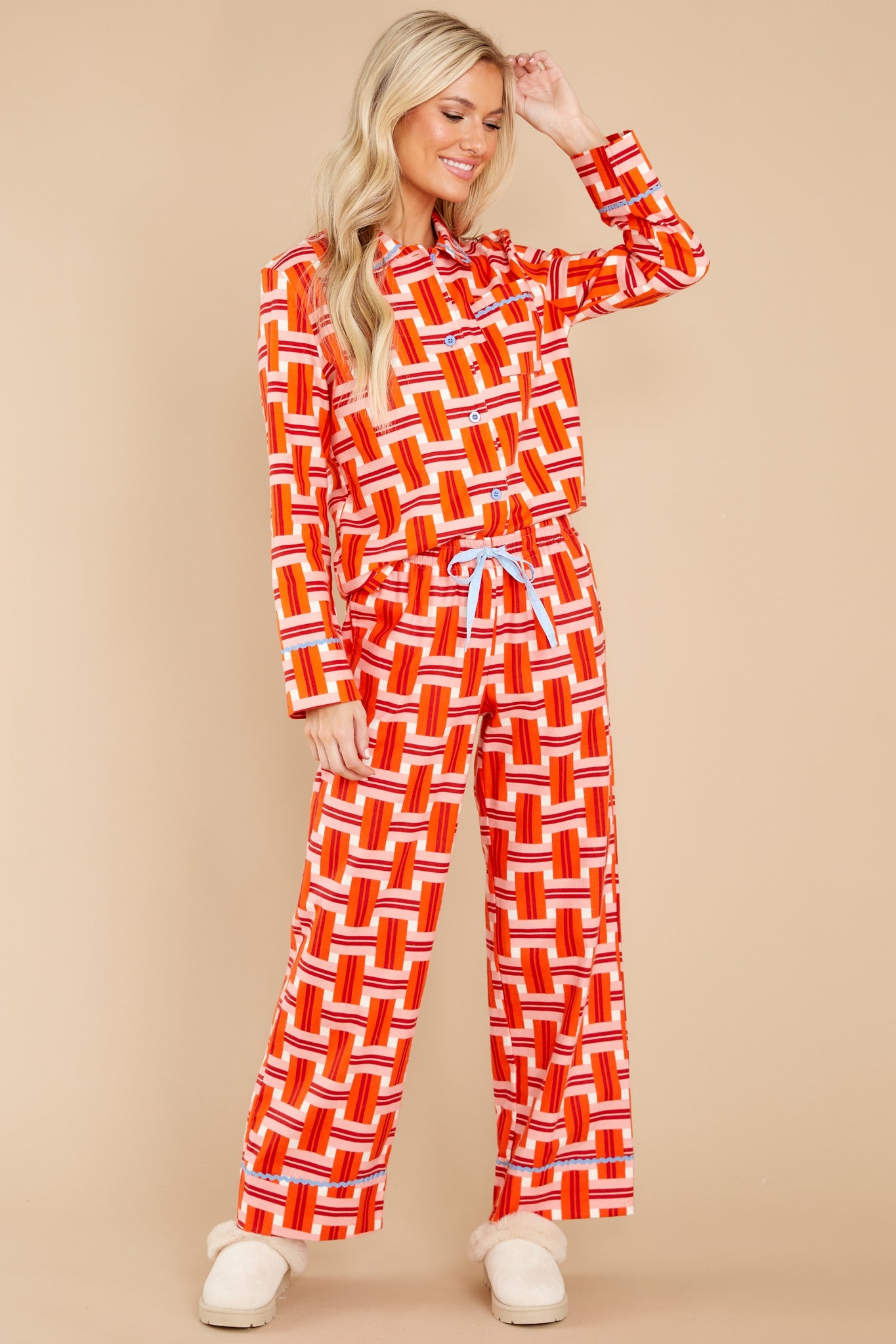 Leisure Basket Plaid Pants