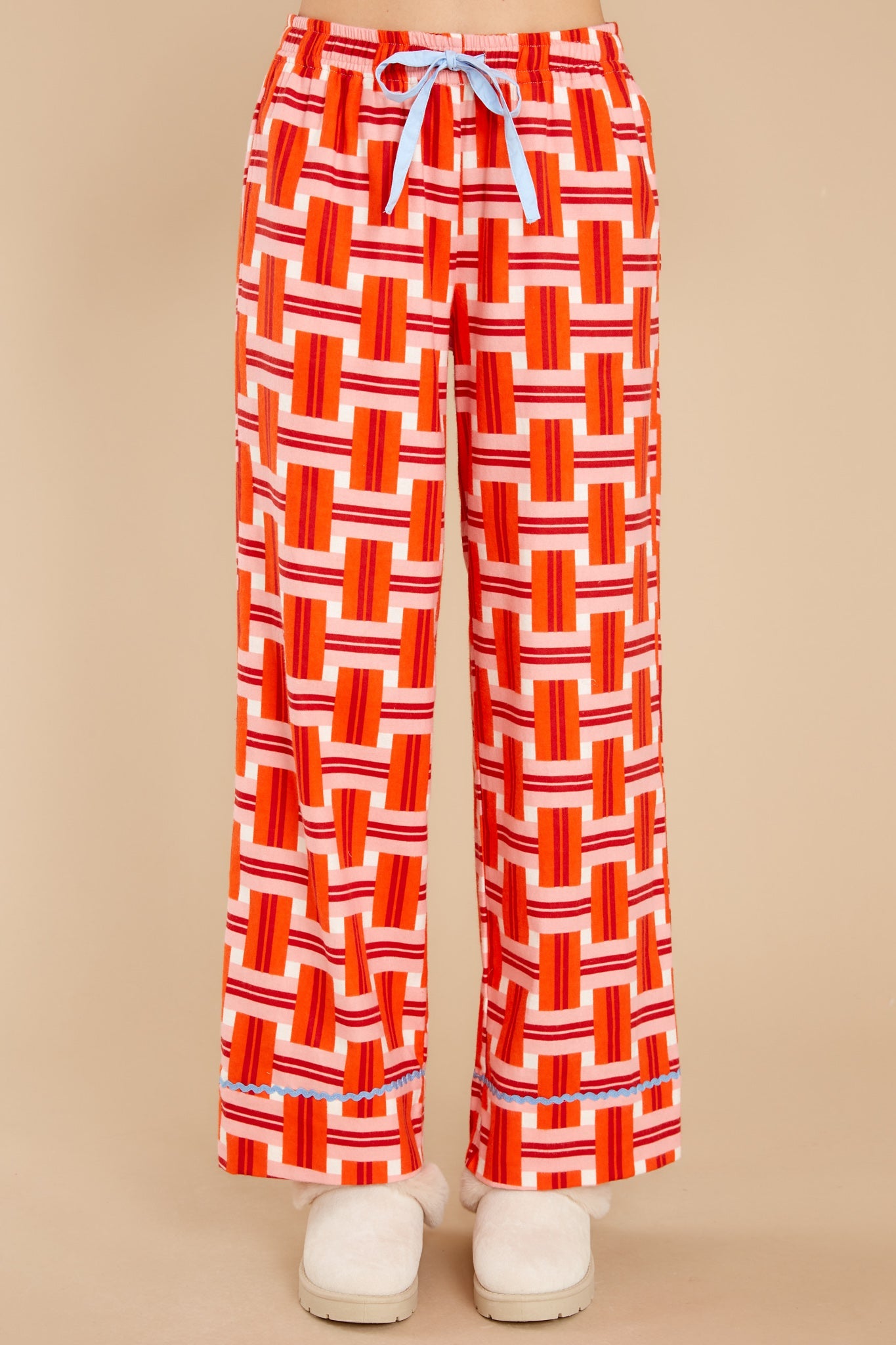Leisure Basket Plaid Pants