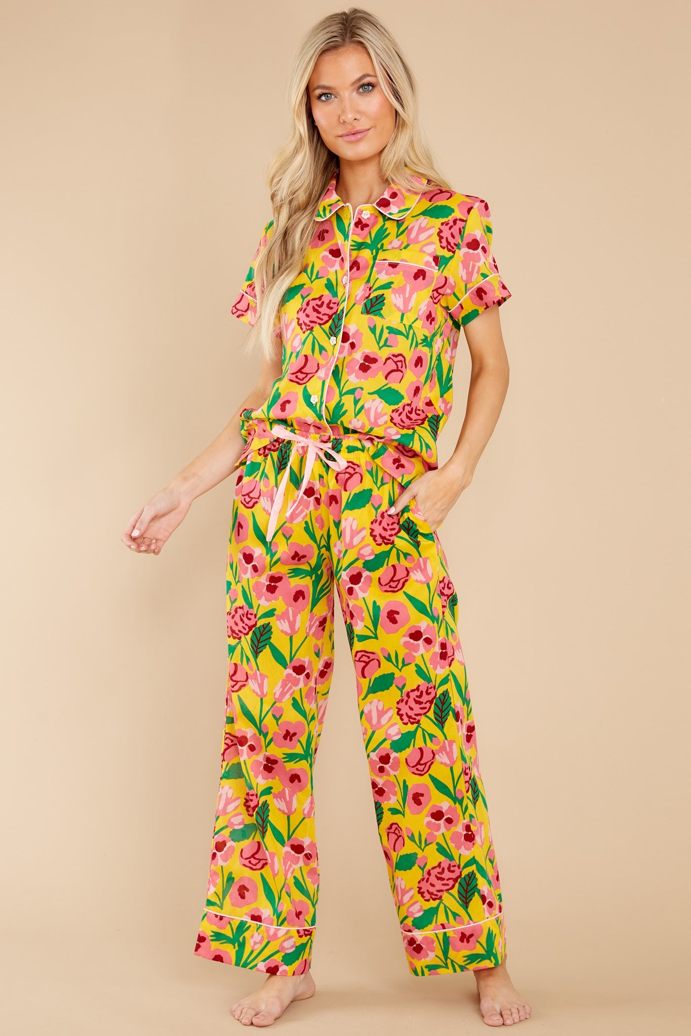 Leisure Honey Las Flores Short Sleeve Shirt