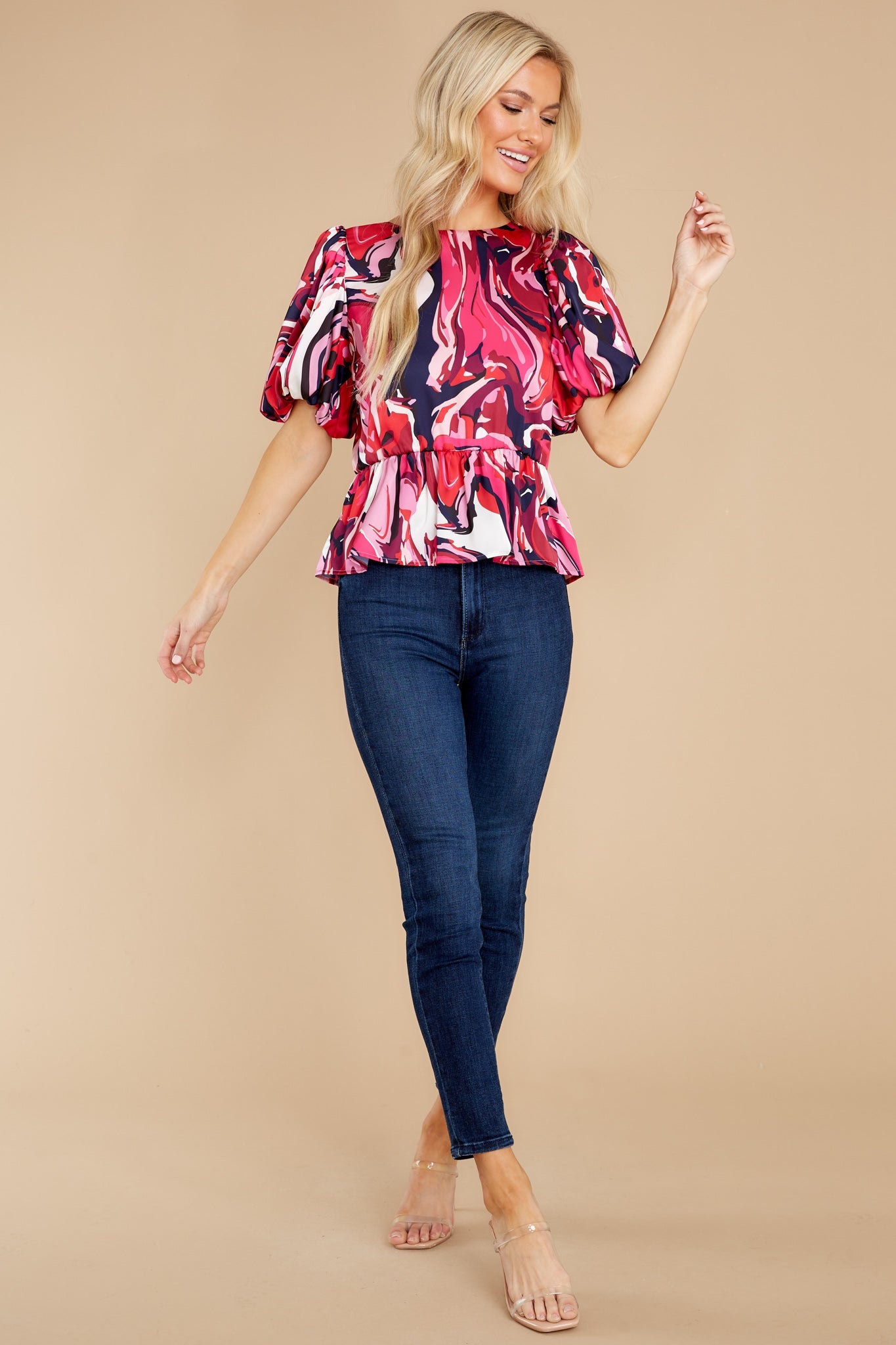 Angela Aspen Print Top