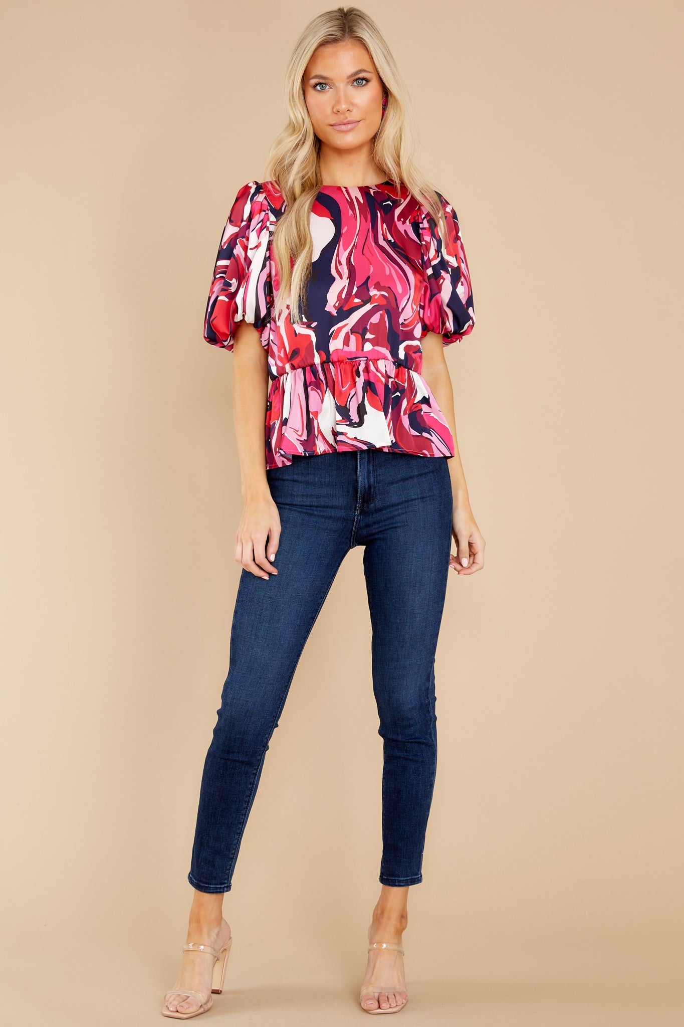 Angela Aspen Print Top