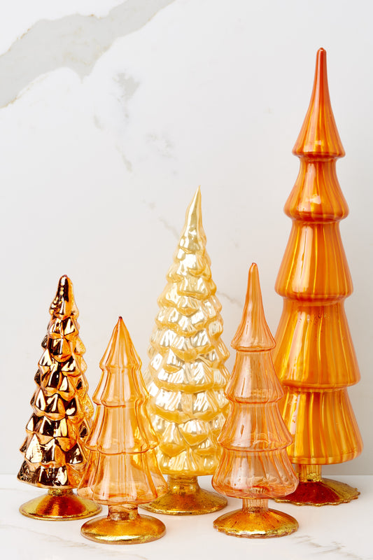 Christmas Cheer Orange Tree Decorative Set