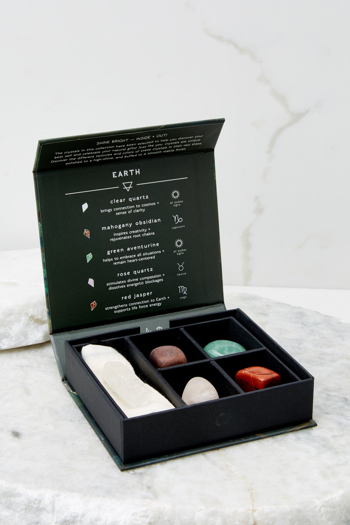 Earth Zodiac Crystal Collection