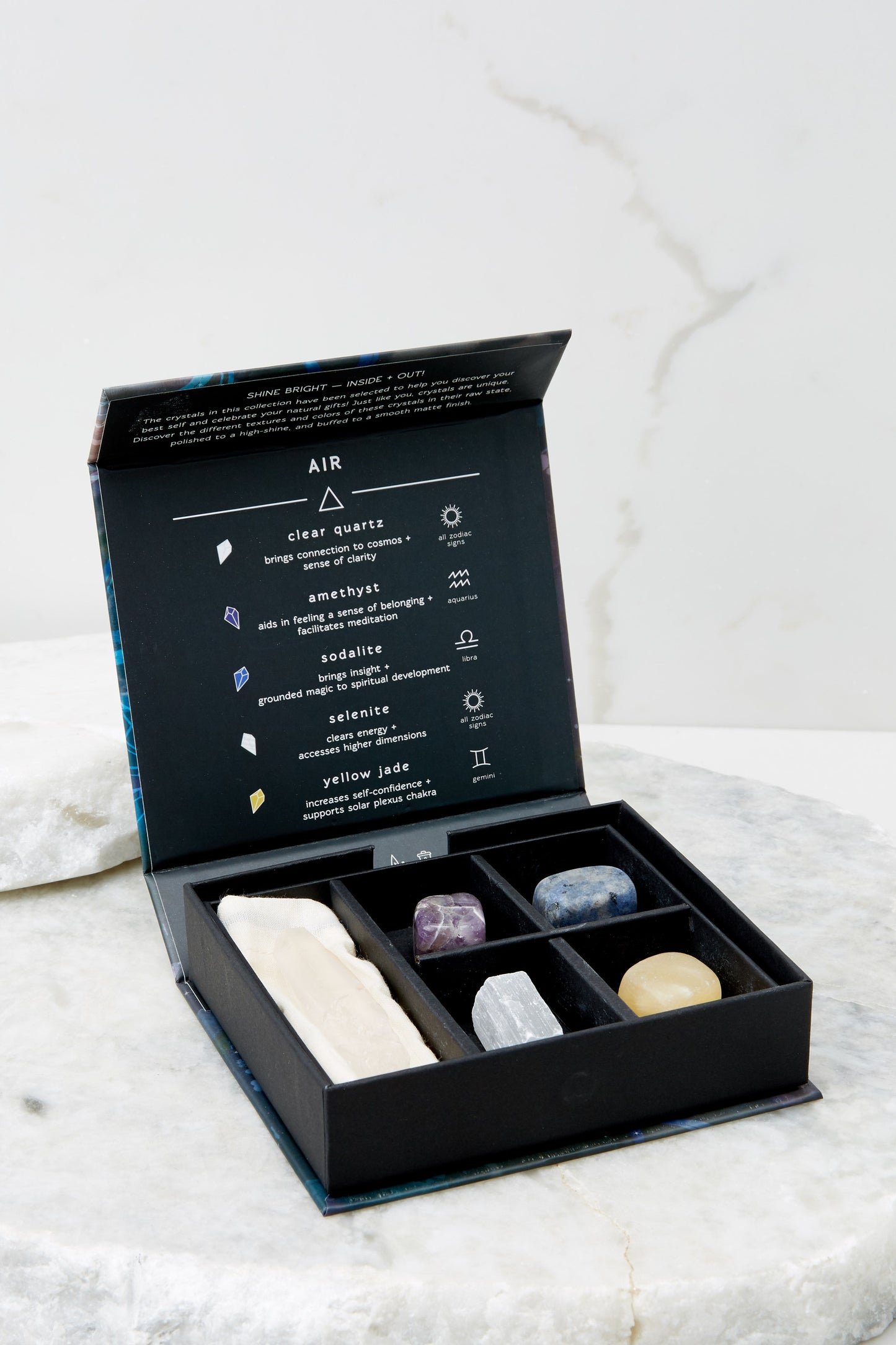 Air Zodiac Crystal Collection