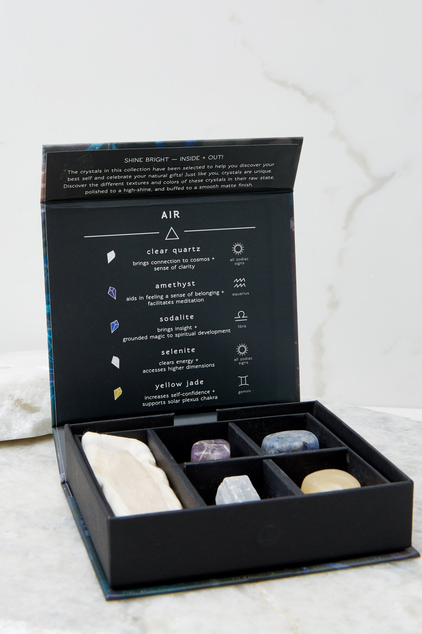 Air Zodiac Crystal Collection