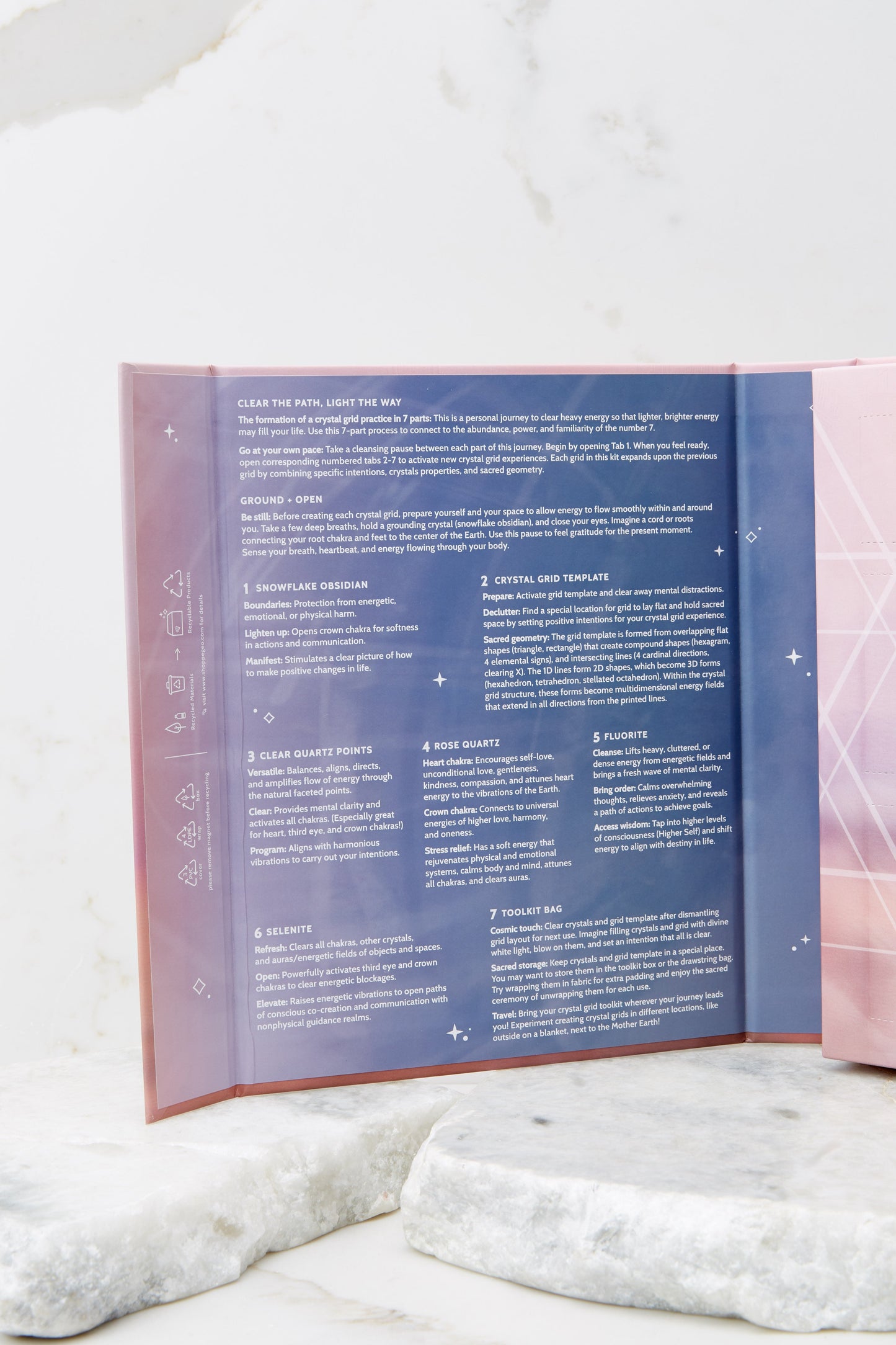 Cleanse + Elevate Crystal Grid Toolkit