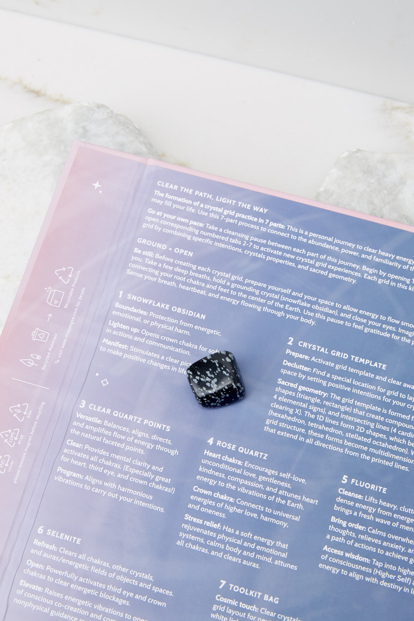 Cleanse + Elevate Crystal Grid Toolkit
