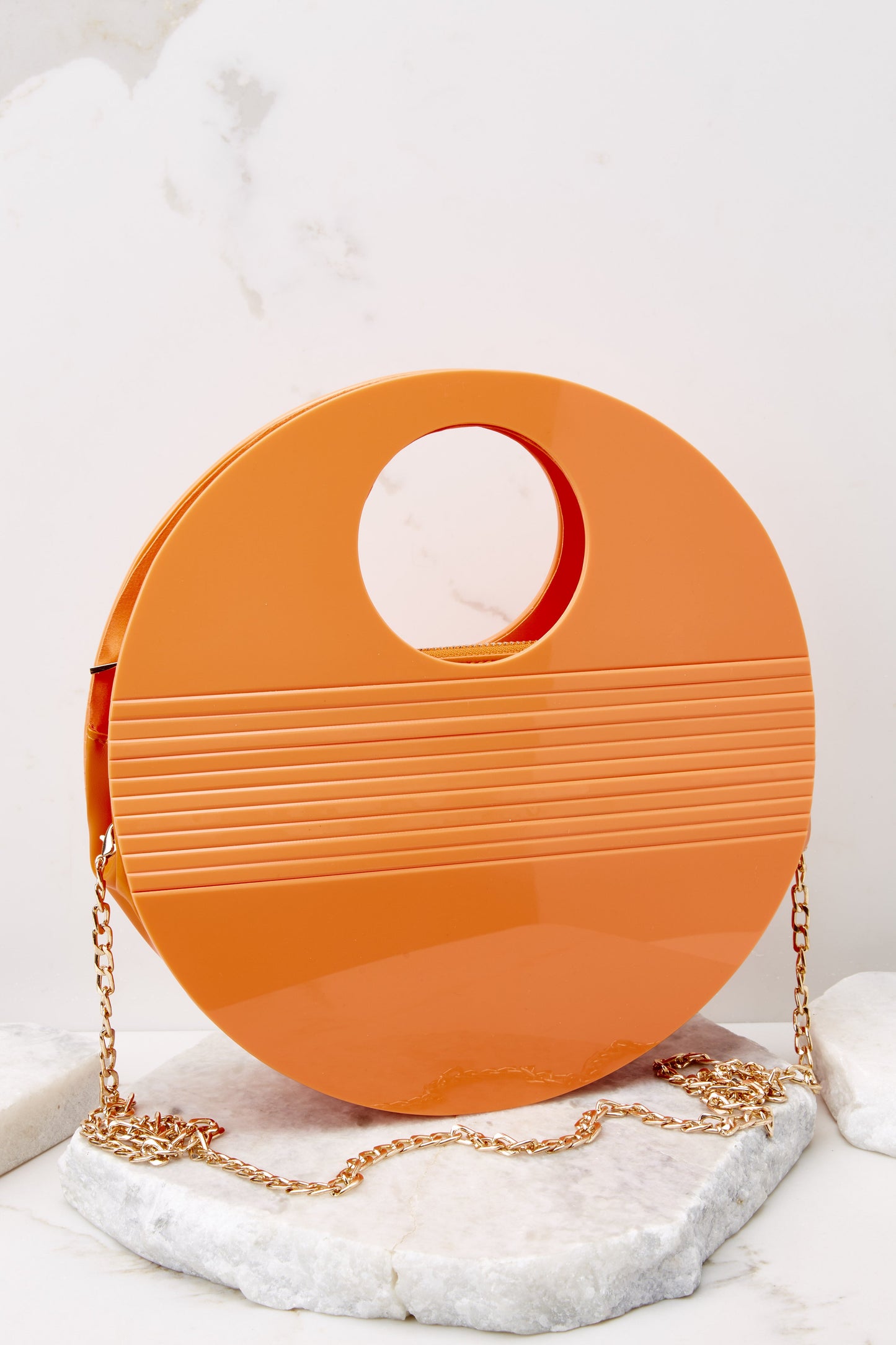 Set For The Shoreline Coral Orange Bag