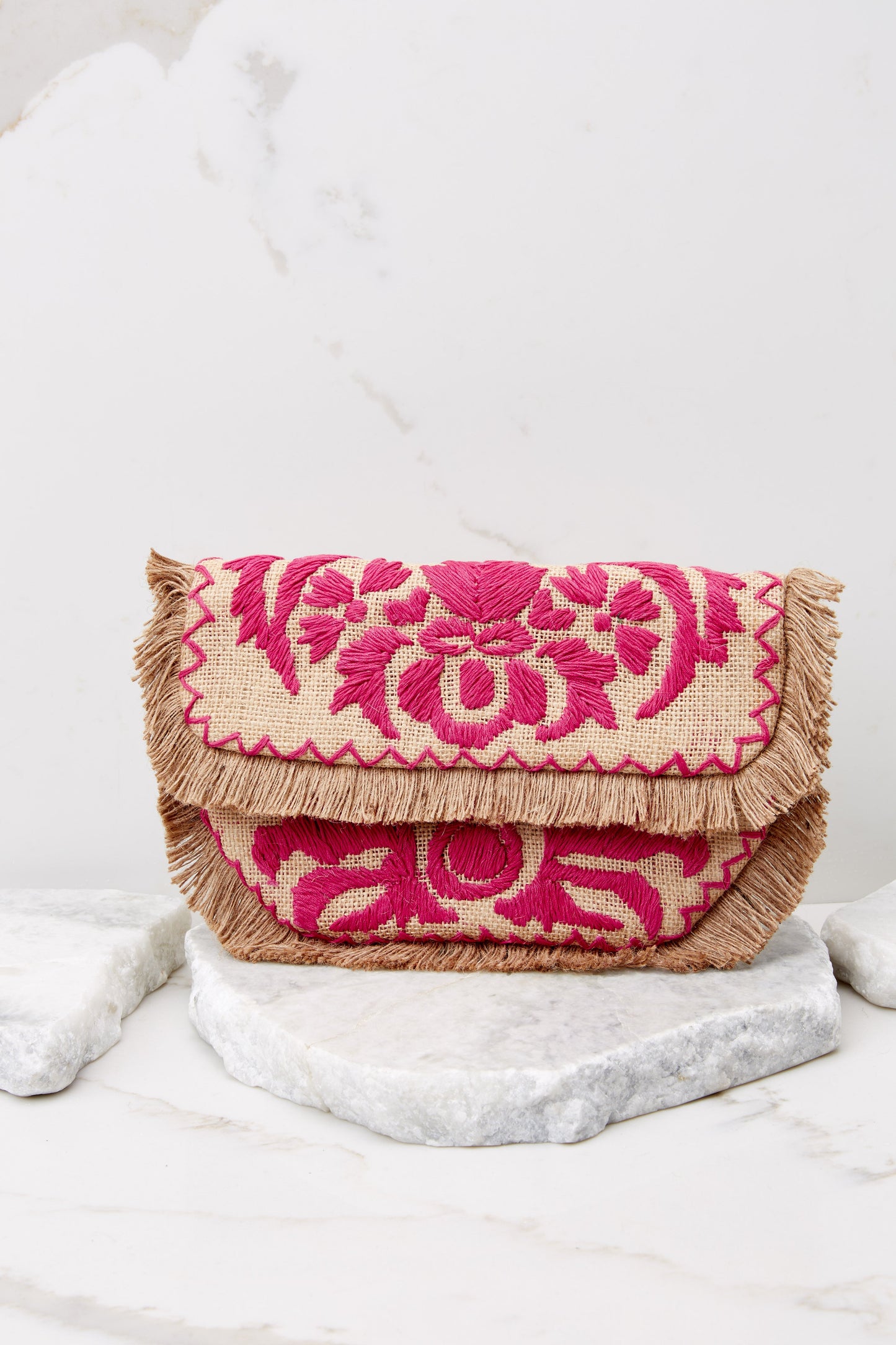 Strolling On The Streetside Tan Multi Clutch