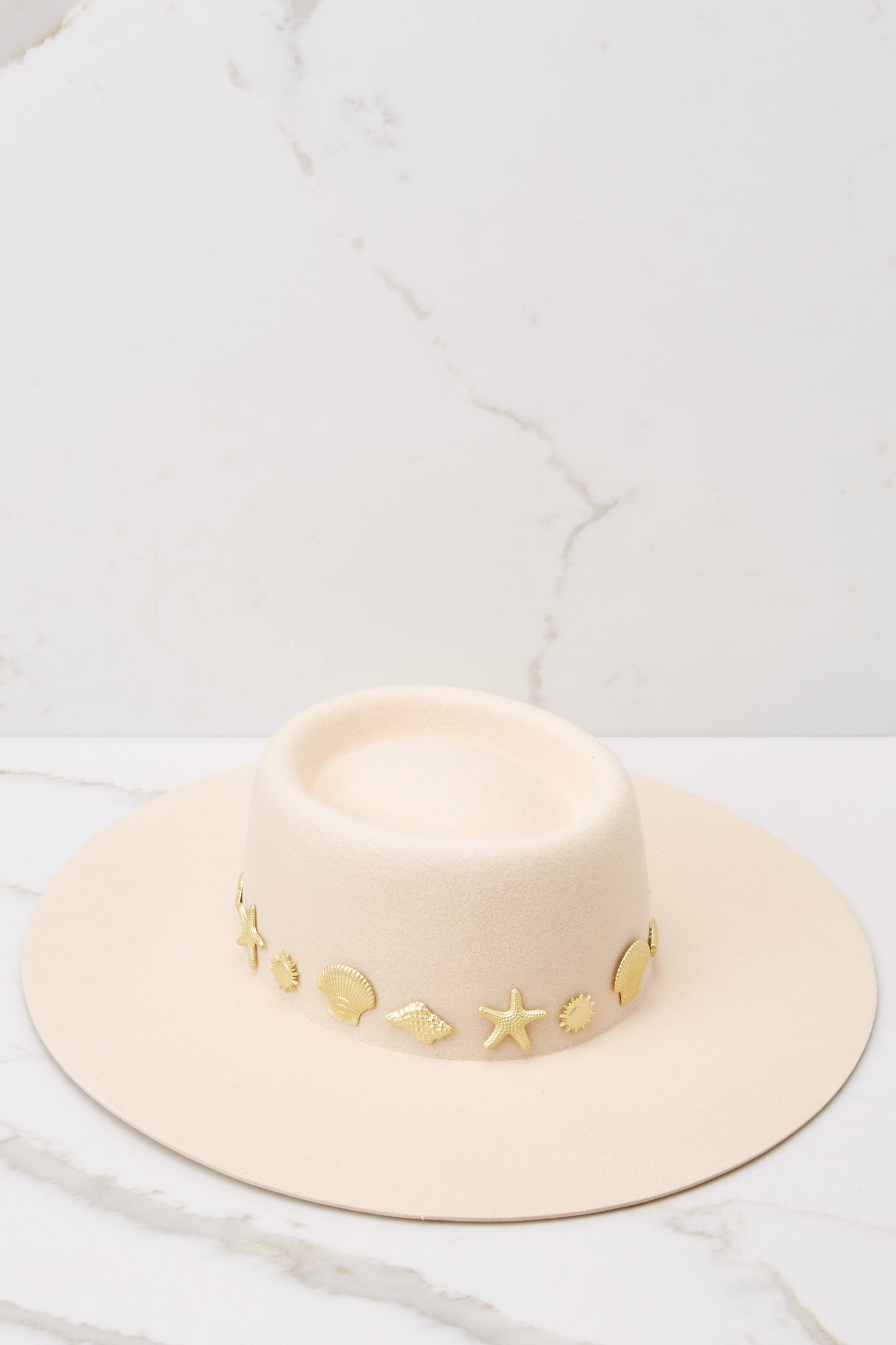Seaside Boater Ivory Hat
