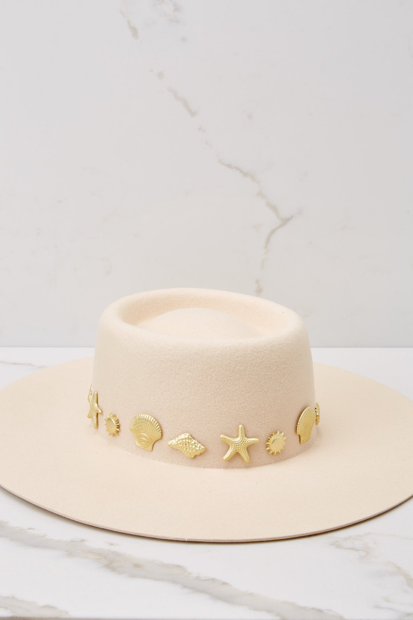 Seaside Boater Ivory Hat