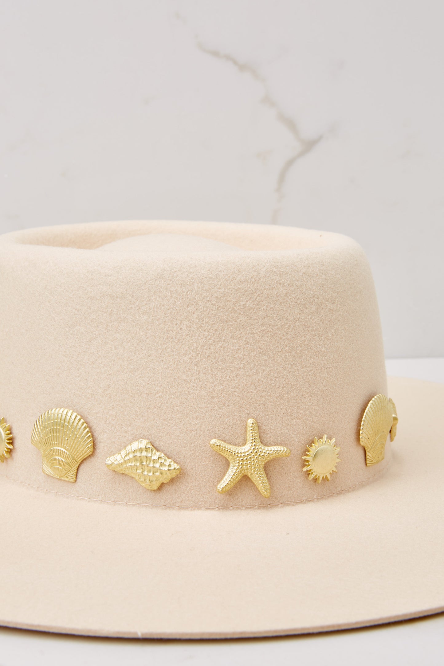 Seaside Boater Ivory Hat